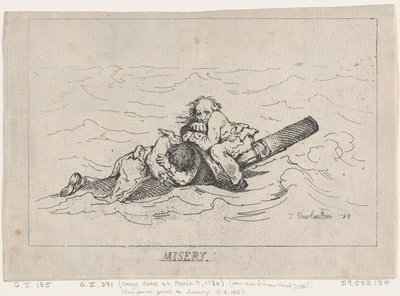 Nyomorúság, 1785., 1785. alkotó: Thomas Rowlandson