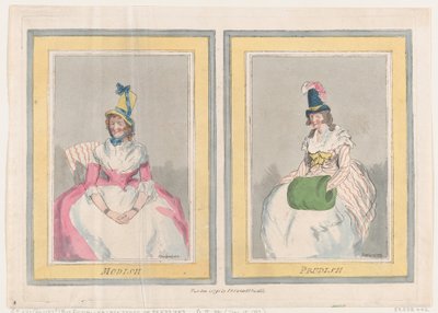 Modish és Prudish, 1791. december 1., 1791. december 1. alkotó: Thomas Rowlandson