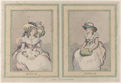 Modish és Prudish, 1791. december 1., 1791. december 1. alkotó: Thomas Rowlandson
