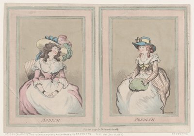 Modish és Prudish, 1791. december 1., 1791. december 1. alkotó: Thomas Rowlandson