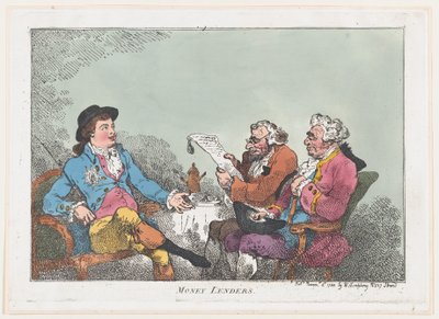 Pénzkölcsönzők, 1784. november 8., 1784. november 8. alkotó: Thomas Rowlandson