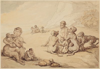 Majomsziget alkotó: Thomas Rowlandson