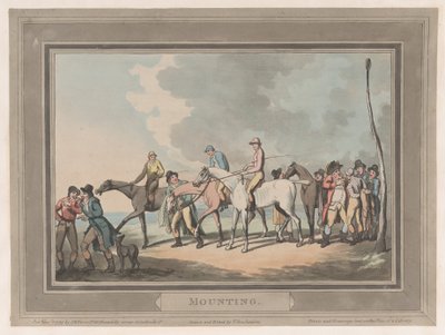 Mounting [The Mount], 1799. január 1., 1799. január 1. alkotó: Thomas Rowlandson