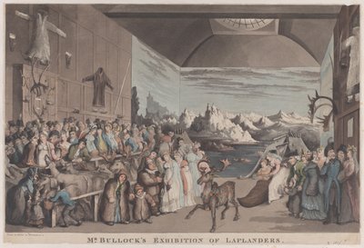Mr. Bullock lappföldi kiállítása, 1822. február 8., 1822. február 8. alkotó: Thomas Rowlandson