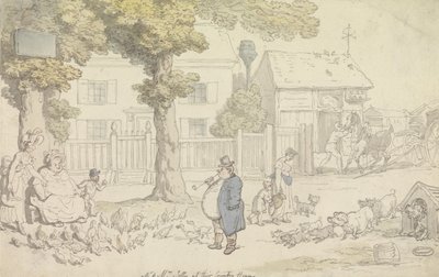 Jolly úr és asszony a vidéki házukban alkotó: Thomas Rowlandson