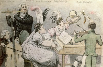 Musical Party alkotó: Thomas Rowlandson