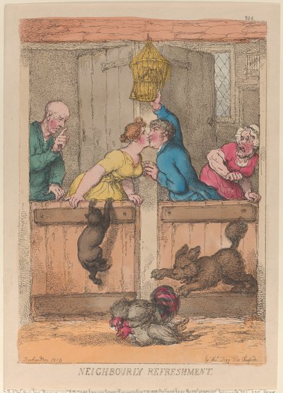 Szomszédi frissítő alkotó: Thomas Rowlandson