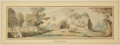 Új város, régi templom (Wight-sziget) alkotó: Thomas Rowlandson