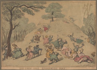 One Tree Hill, Greenwich Park alkotó: Thomas Rowlandson