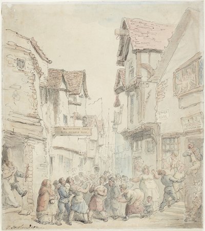 Pepper Alley alkotó: Thomas Rowlandson
