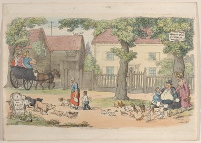 32. tábla, a Miniatűr világból, 1816., 1816. alkotó: Thomas Rowlandson