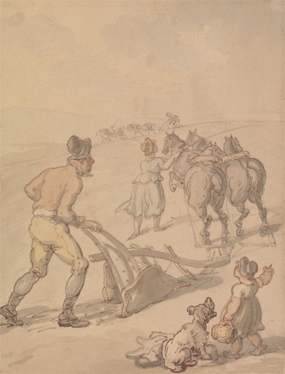 Szántás alkotó: Thomas Rowlandson