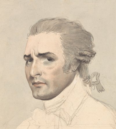 John Philip Kemble portrévázlata alkotó: Thomas Rowlandson