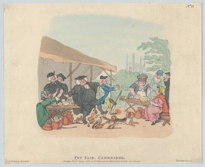 Pot Fair Cambridge, 1803. május 1., 1803. május 1. alkotó: Thomas Rowlandson
