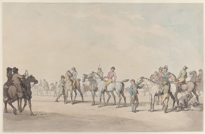 Felkészülés a versenyre alkotó: Thomas Rowlandson