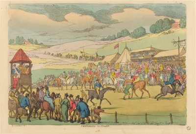 Felkészülés a kezdésre alkotó: Thomas Rowlandson