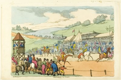 Felkészülés a kezdésre alkotó: Thomas Rowlandson