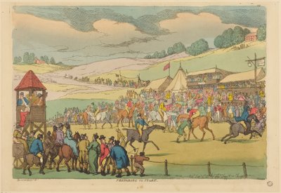 Felkészülés az indulásra alkotó: Thomas Rowlandson