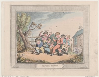 Magániskola, 1802. május 10., 1802. május 10. alkotó: Thomas Rowlandson