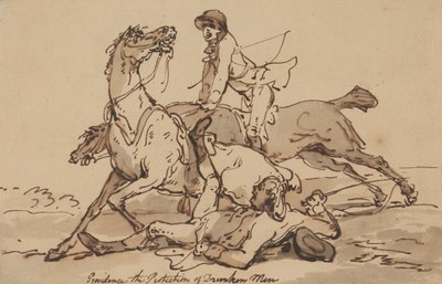 Providence – A részeg férfiak védelme alkotó: Thomas Rowlandson