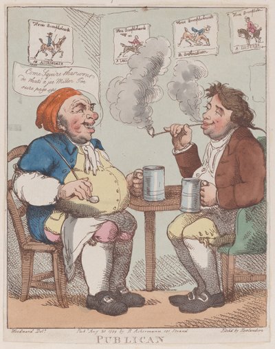 Publikán, 1799. augusztus 30., 1799. augusztus 30. alkotó: Thomas Rowlandson