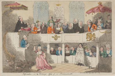 A reformáció – avagy – Egy hirdetés csodálatos hatásai!!! alkotó: Thomas Rowlandson
