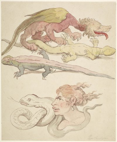 Hüllők alkotó: Thomas Rowlandson