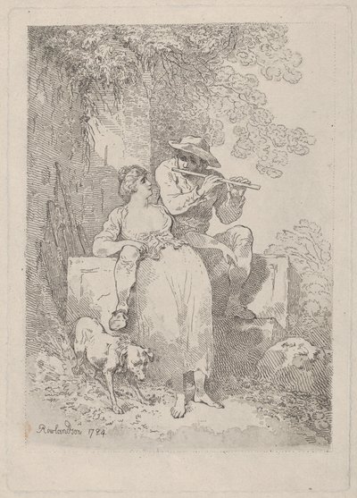 Pihenjen a munkából napsütéses napokon, 1784-87., 1784-87. alkotó: Thomas Rowlandson
