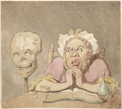 A mértéktelenség következményei, avagy Memento Mori alkotó: Thomas Rowlandson