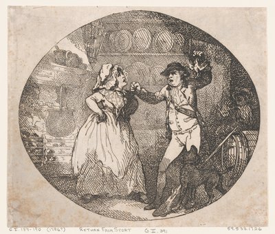 Visszatérés a sportból alkotó: Thomas Rowlandson