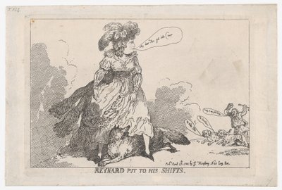 Reynard 1784. április 23., 1784. április 23. alkotó: Thomas Rowlandson