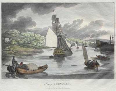 Rowlandson vázlatai a természetből: Fowey, Cornwall alkotó: Thomas Rowlandson