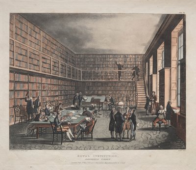 Királyi Intézet, Albemarle Street alkotó: Thomas Rowlandson