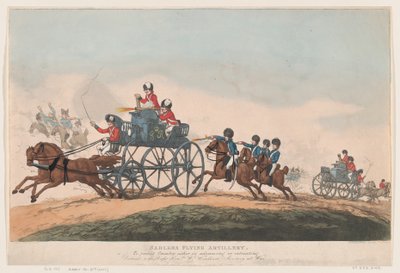 Sadlers repülő tüzérsége alkotó: Thomas Rowlandson