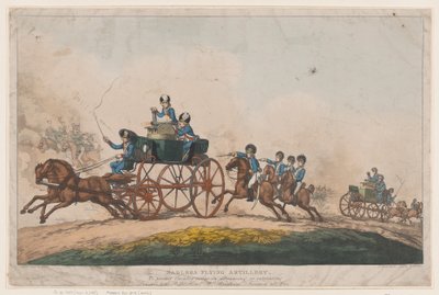 Sadlers repülő tüzérsége alkotó: Thomas Rowlandson