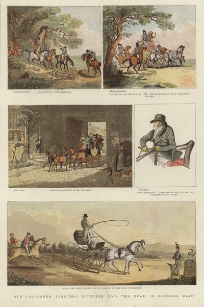 Lovas illusztrációk sorozata alkotó: Thomas Rowlandson