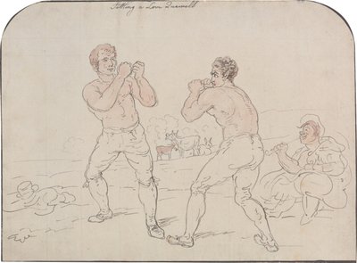 Egy szerelmi vita rendezése alkotó: Thomas Rowlandson