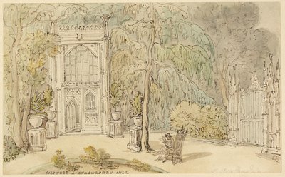 Magány az Eperdombon alkotó: Thomas Rowlandson