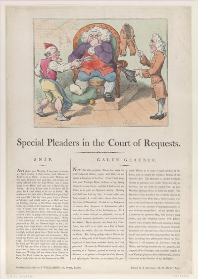 Különleges kérvények a kérvényszéken, 1802. május 28., 1802. május 28. alkotó: Thomas Rowlandson