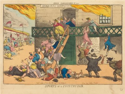 Egy vidéki vásár sportjai alkotó: Thomas Rowlandson