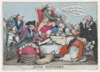 Állami Mészárosok, 1789. január 28., 1789. január 28. alkotó: Thomas Rowlandson