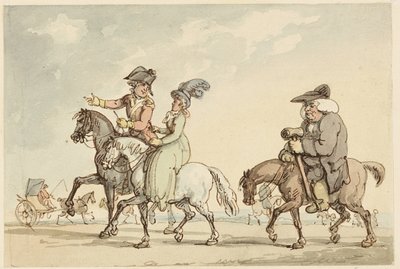 Tanulmány a fürdő kényelméről alkotó: Thomas Rowlandson