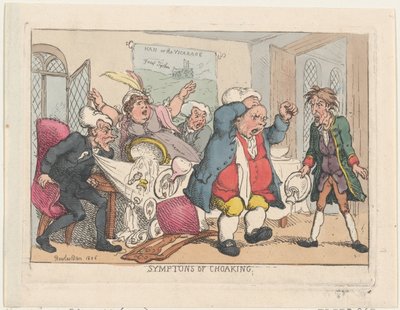 A fulladás tünetei, 1806 pub. 1808. augusztus 25., 1806 pub. 1808. augusztus 25. alkotó: Thomas Rowlandson