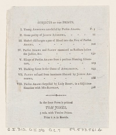 Tartalomjegyzék: Joseph Andrews és barátja, Mr. Abraham Adams kalandjai, 1792, 1792 alkotó: Thomas Rowlandson
