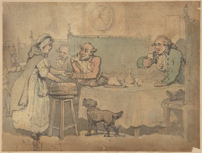 Kocsmajelenet alkotó: Thomas Rowlandson