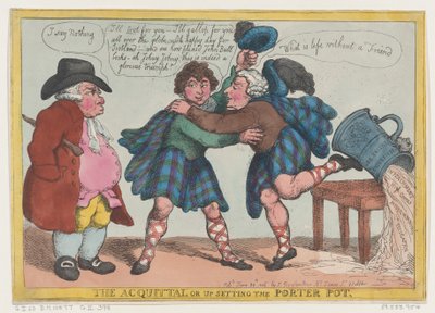 A felmentő ítélet, avagy a Porter Pot felborítása, 1806. június 20., 1806. június 20. alkotó: Thomas Rowlandson