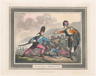 A lábváltás előnyei, 1798. szeptember, 1798. szeptember. alkotó: Thomas Rowlandson