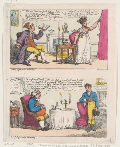 A leleményes gyötrődés művészete, 1808., 1808. alkotó: Thomas Rowlandson