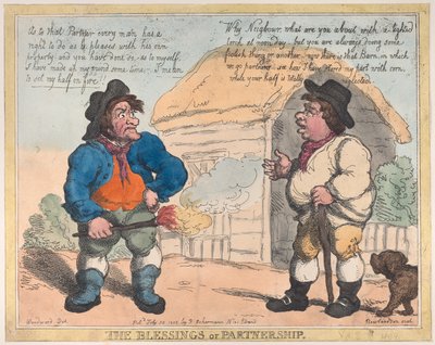 A partnerség áldásai, 1805. július 28., 1805. július 28. alkotó: Thomas Rowlandson