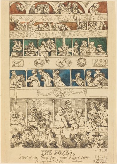 A dobozok alkotó: Thomas Rowlandson